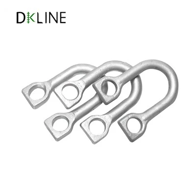 16 میلی متر HDG فولاد گالوانیزه U Shackle لنگر برای خط هوایی